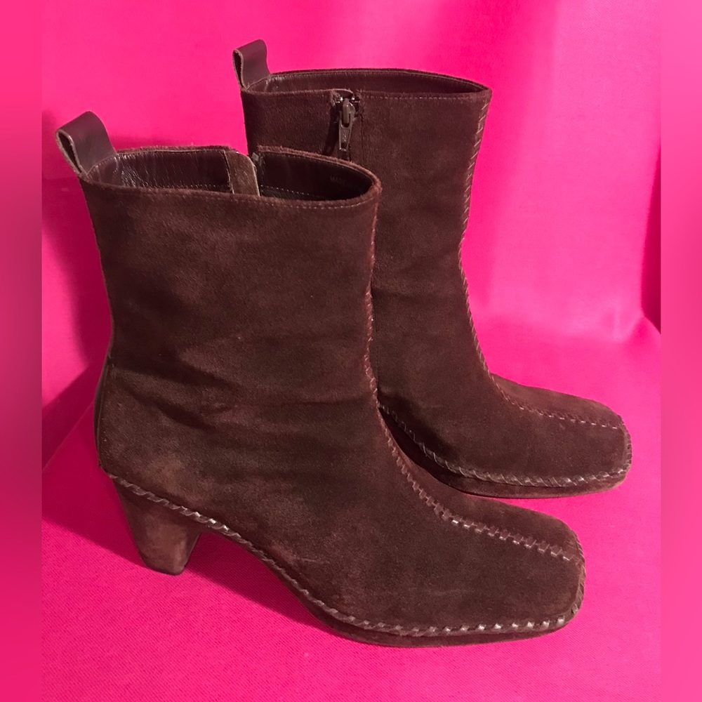 Linea Paolo Suede Ankle Boot - Picture 1 of 10